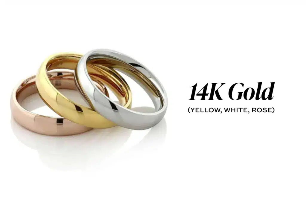 14K Gold (Yellow, White, Rose)
