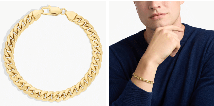 8" Miami Cuban Link Bracelet in 14k Yellow Gold (7.3mm)