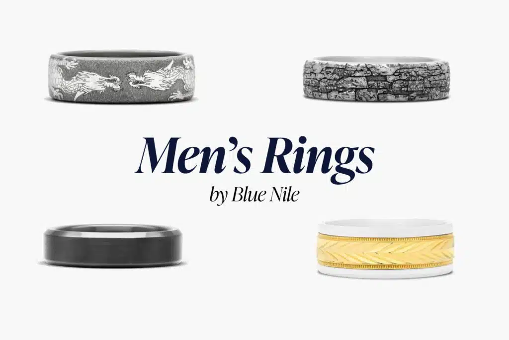 Mens wedding ring by Blue Nile