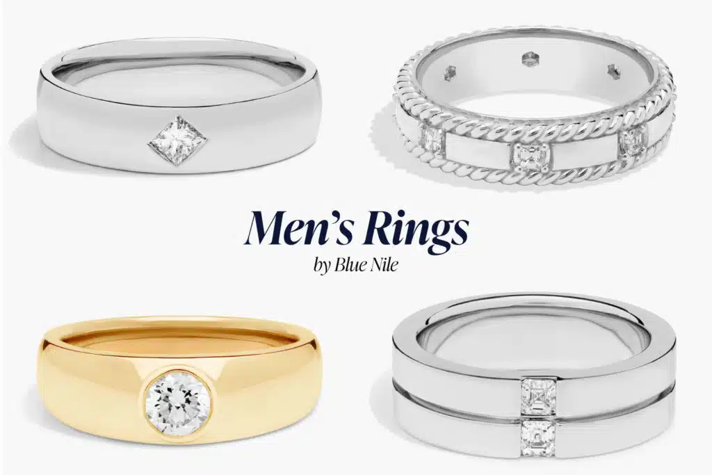 mens wedding rings by blue nile