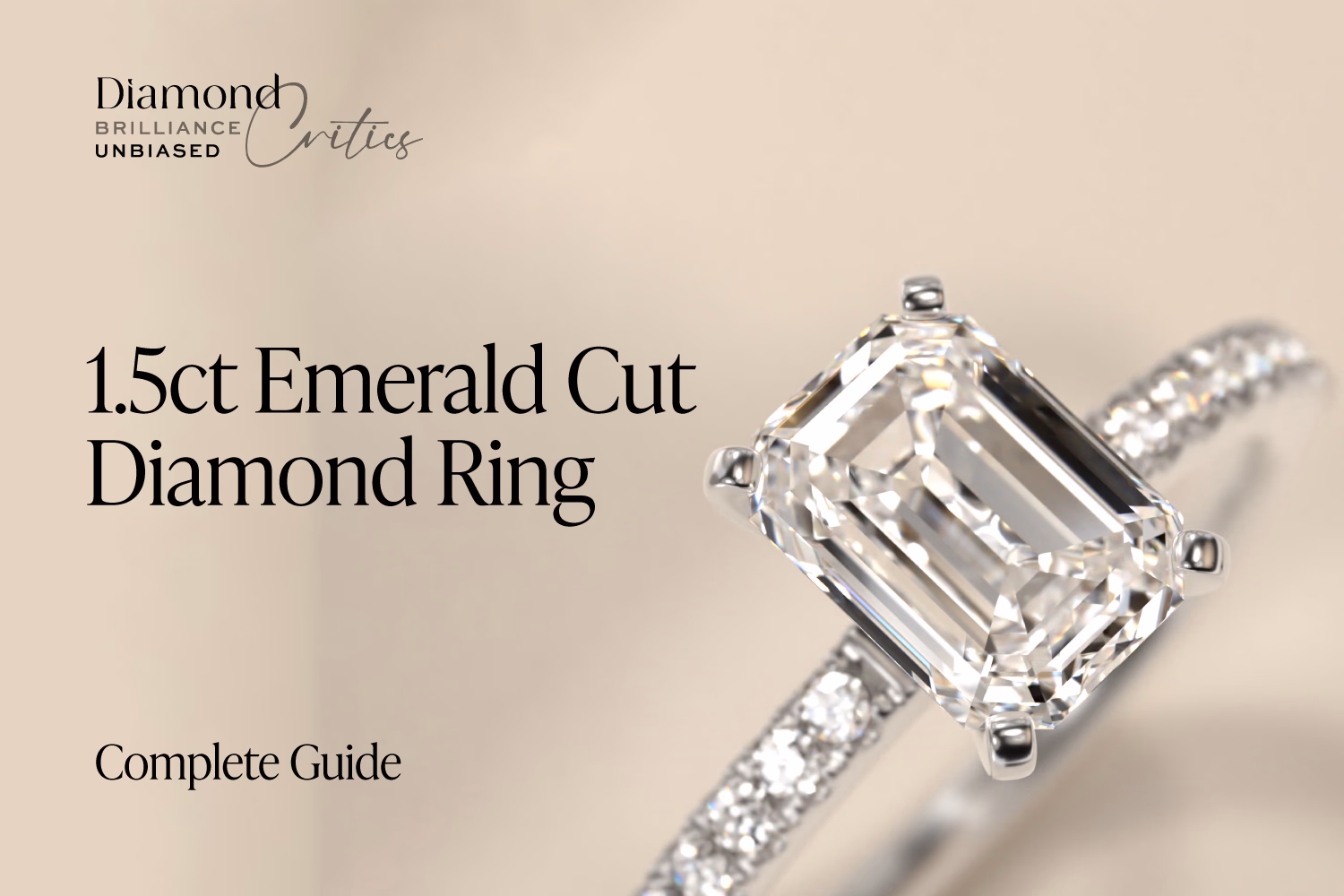 1.5 Carat Emerald Cut Diamond Ring: The $10K Clarity Wall 2026