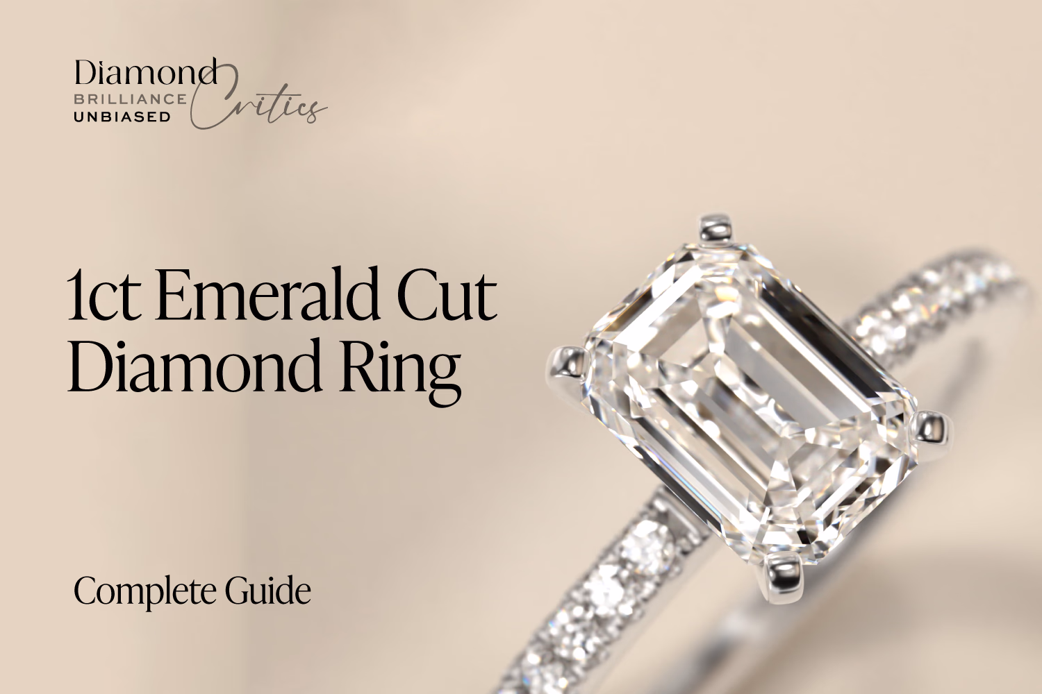 1 Carat Emerald Cut Diamond Ring: The $3K Natural vs 2ct Lab 2026