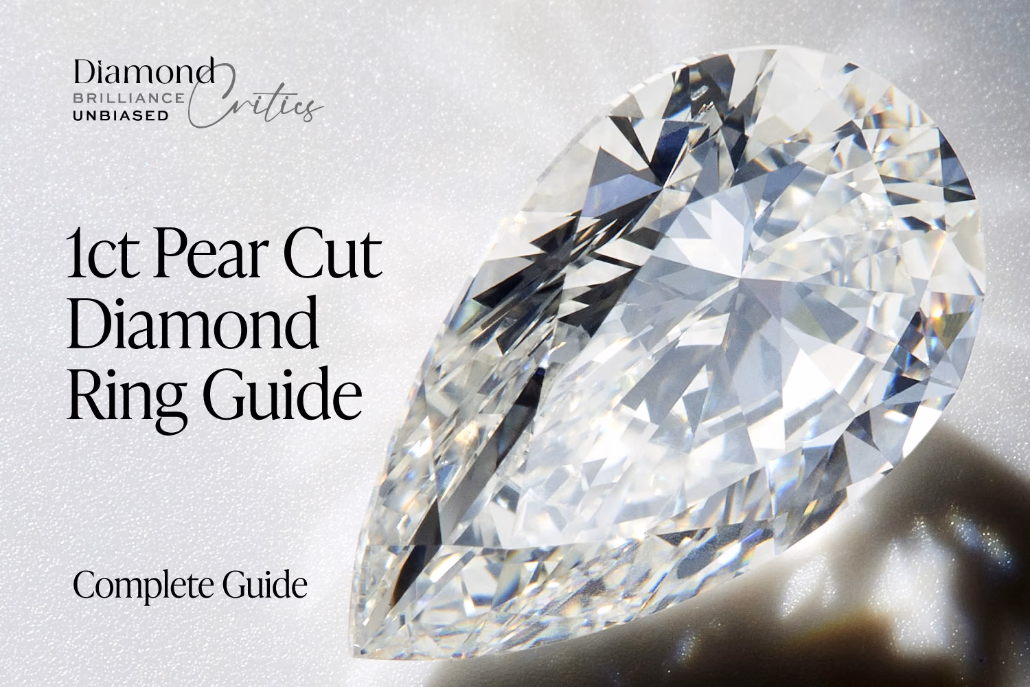1 Carat Pear Shaped Diamond Ring: Prices, Settings & Best Picks 2026