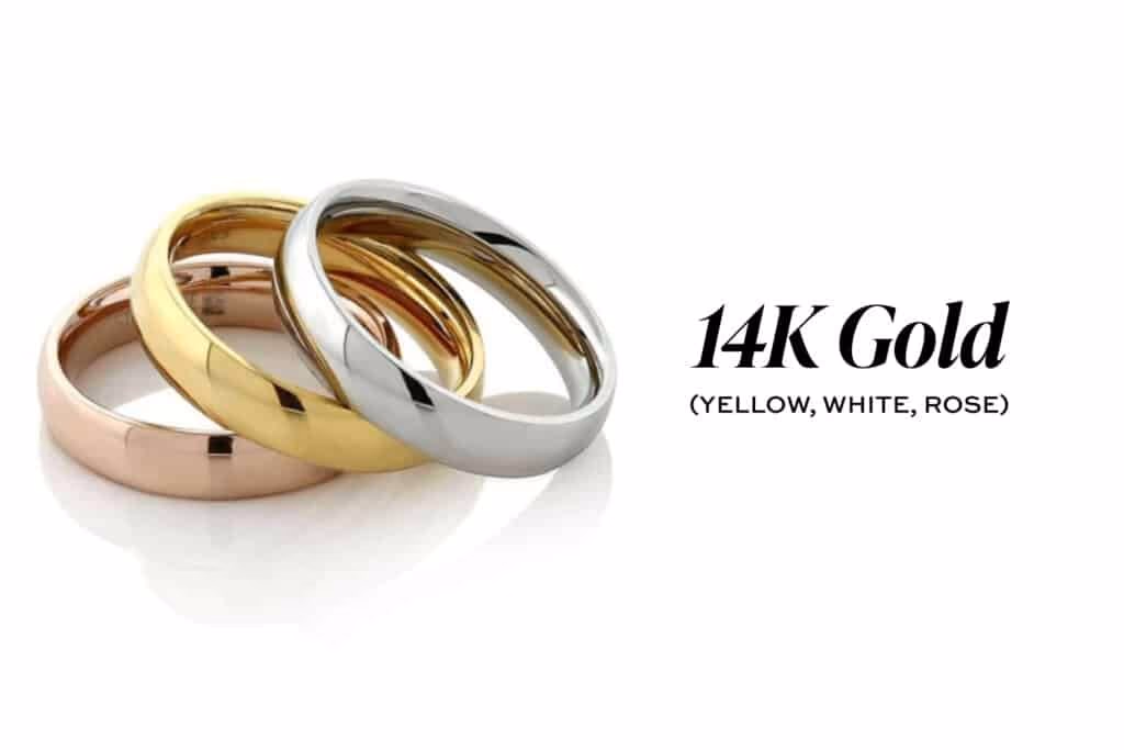 14K Gold (Yellow, White, Rose)