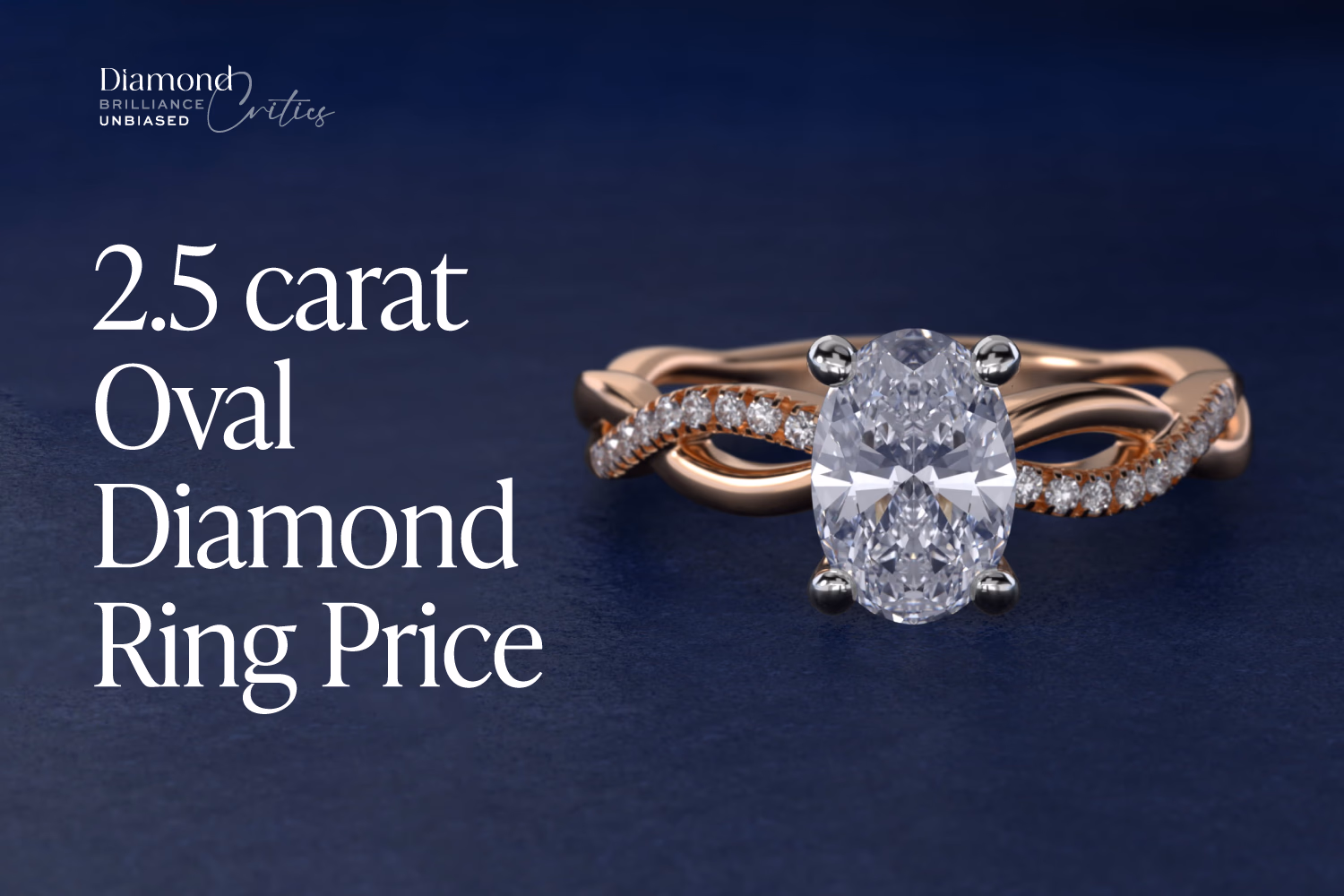 2.5 Carat Oval Diamond Ring: Price, The $4,028 Gap & The Lab Crossover 2026