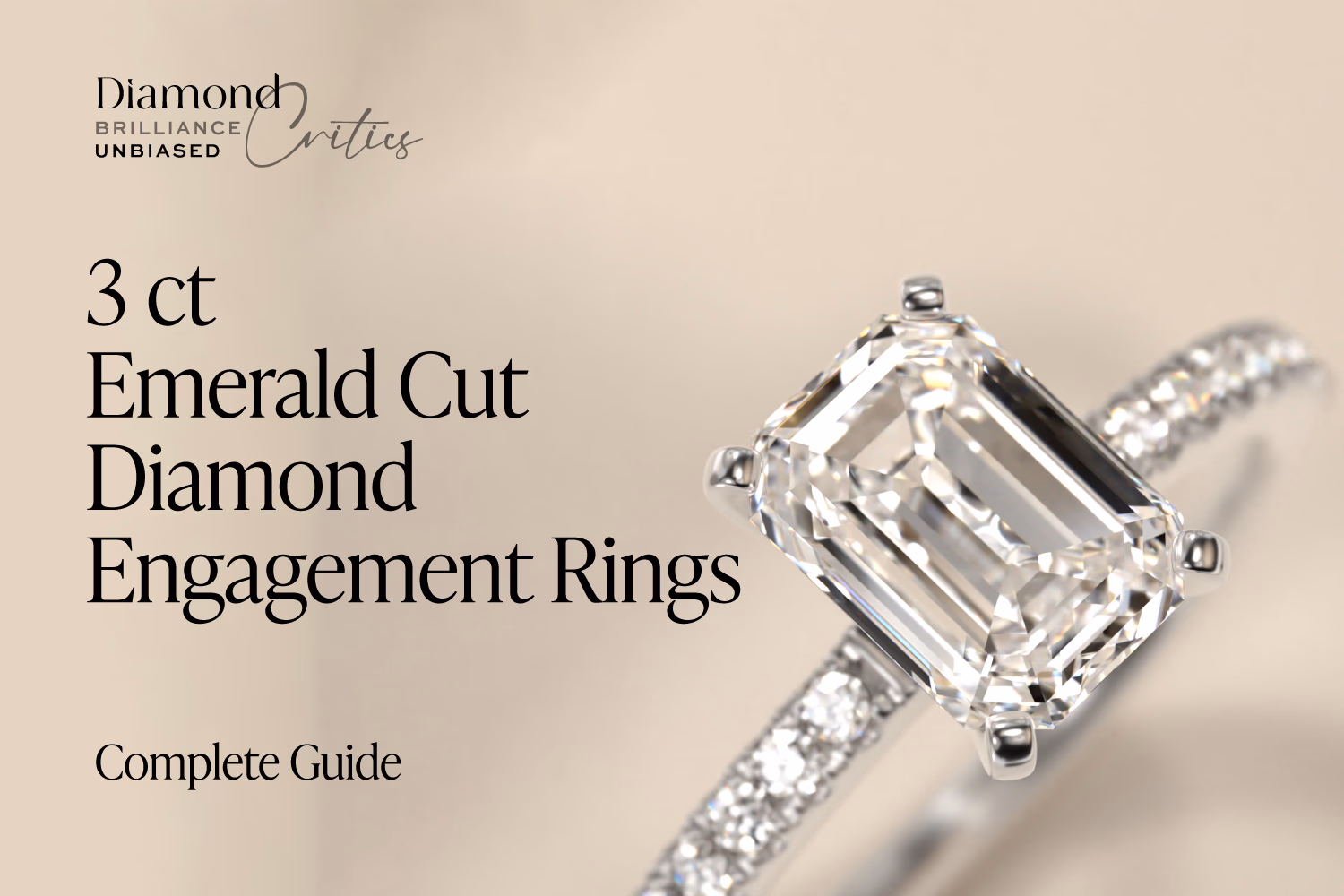 3 Carat Emerald Cut Diamond Ring: The $65K vs $10K Truth 2026 3 Carat Emerald Cut Diamond Ring: The $65K vs $10K Truth 2026
