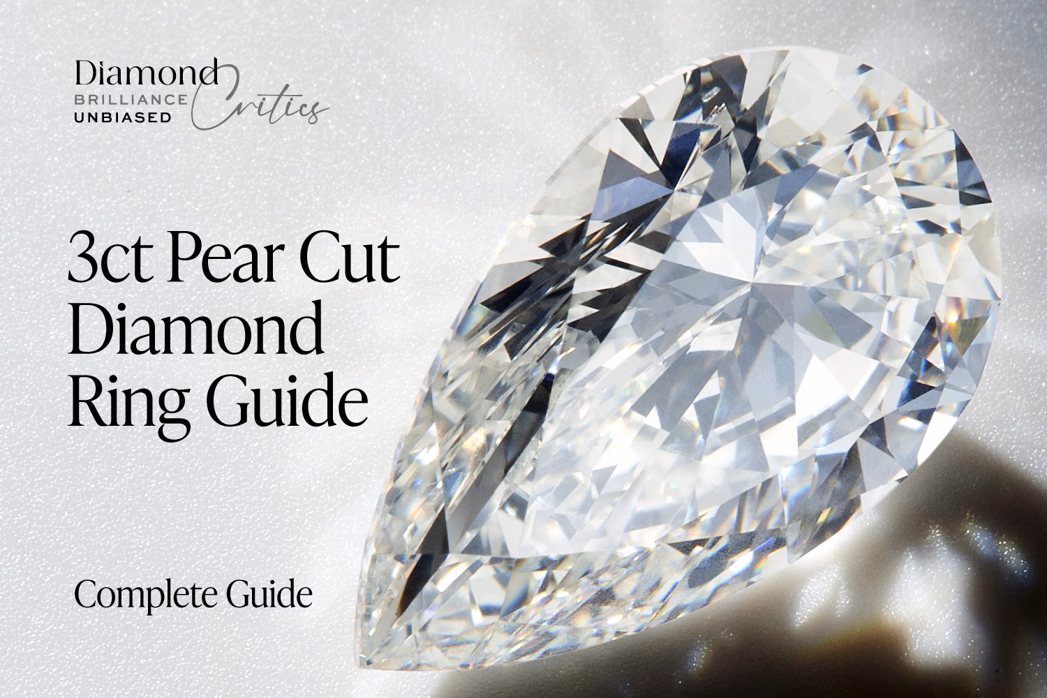 3 Carat Pear Shaped Diamond Ring: Prices & Best Picks 2026