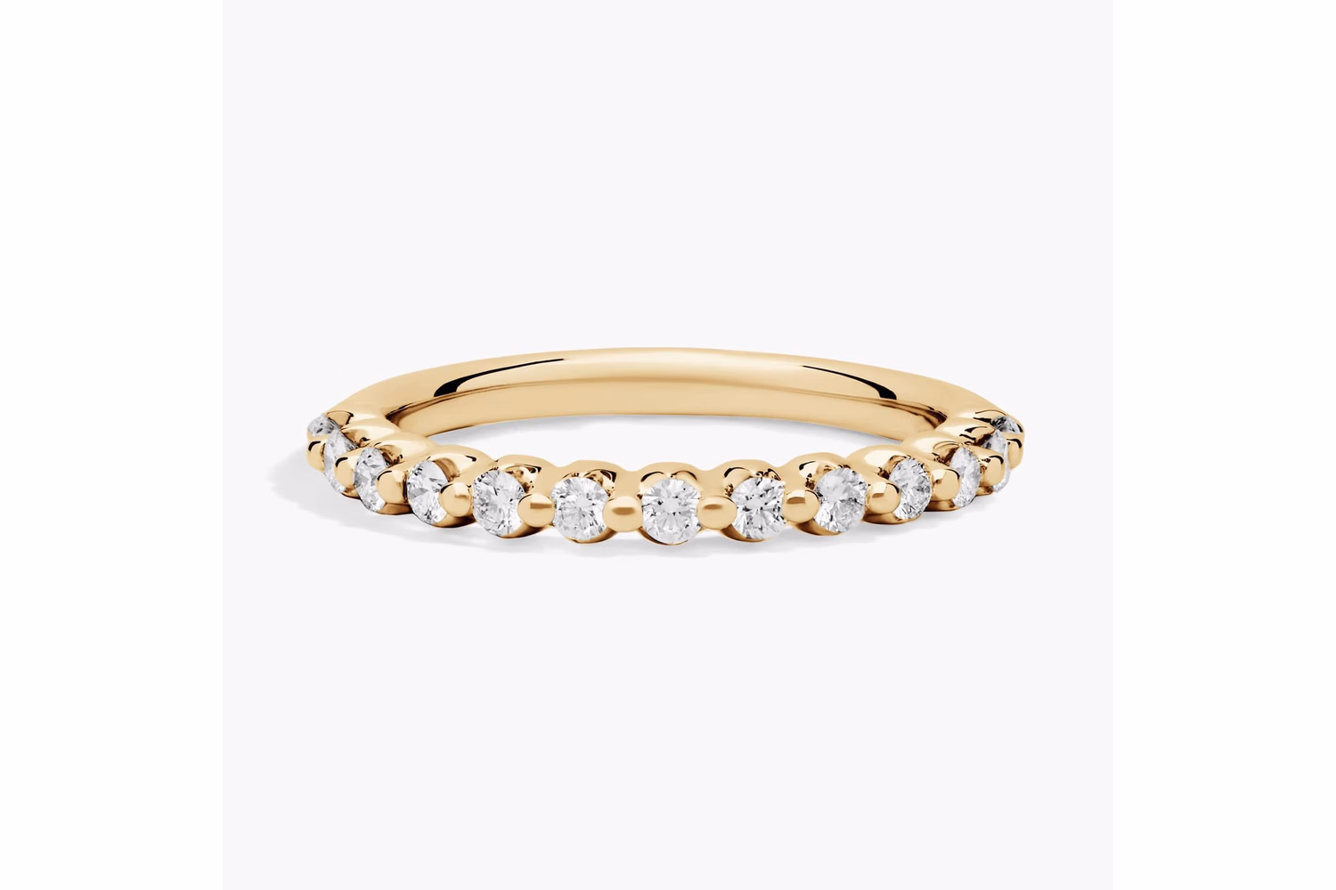 Floating Diamond Wedding Ring in 14k Yellow Gold 1/3 ct — $825 on sale on Blue Nile