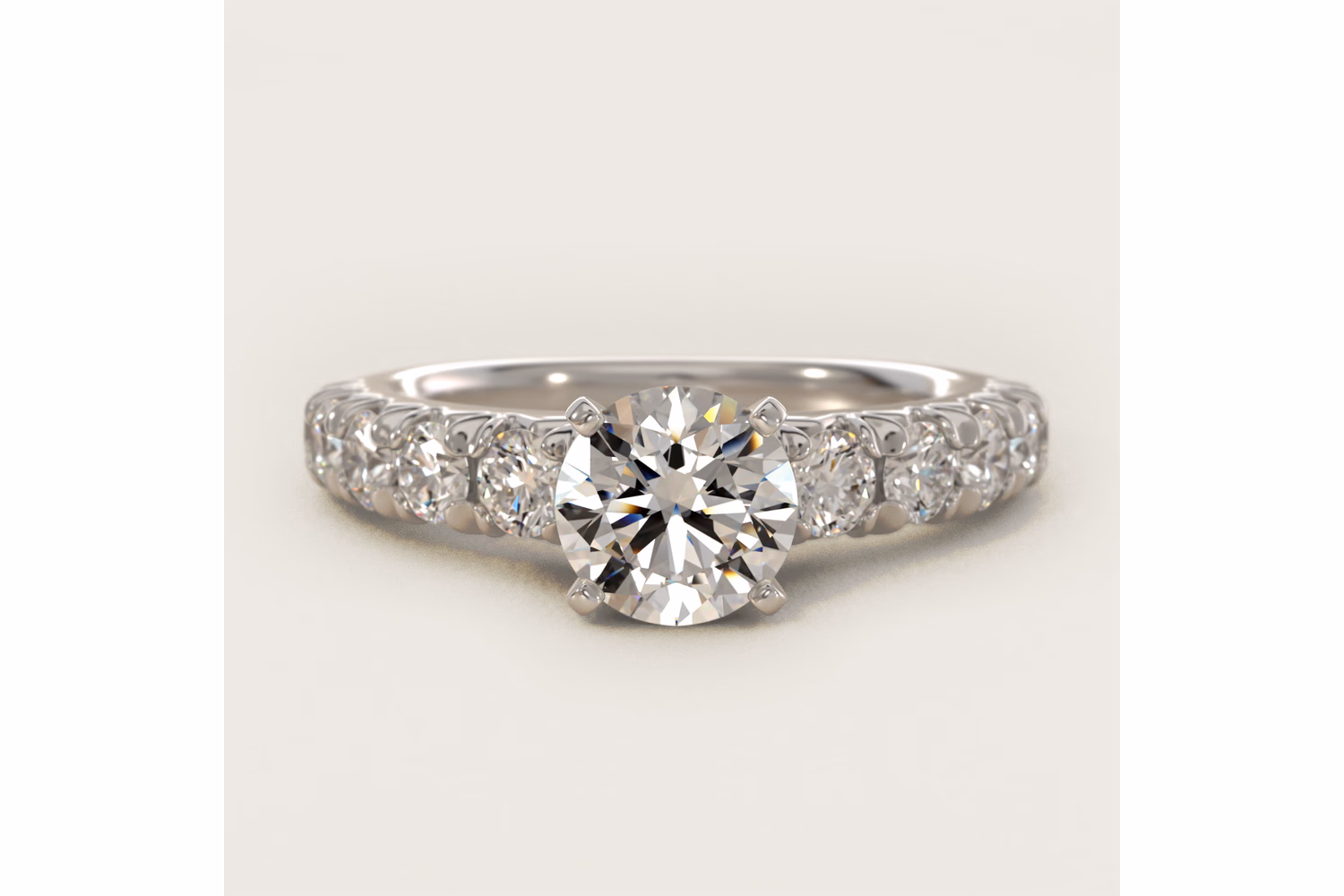 French Pavé Diamond Engagement Ring in Platinum · 1 ct. tw. · $3,925 setting · 41 reviews · Blue Nile French Pavé Diamond Engagement Ring in Platinum (1 ct. tw.) — $3,925 setting price — Blue Nile