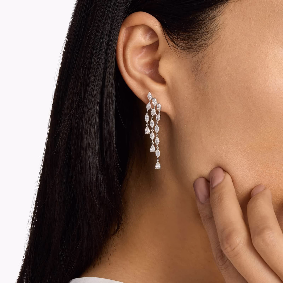 Pear diamond drop earrings — complete guide picks at Blue Nile