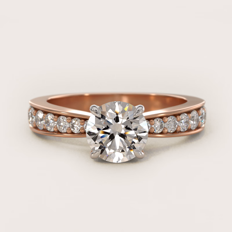Perfect Pavé Diamond 14K Rose Gold — $1,360