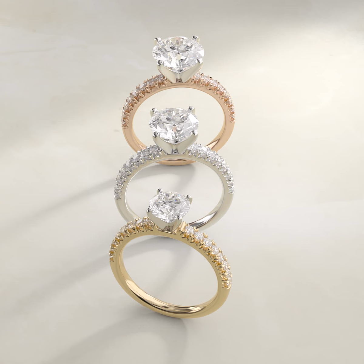 Blue Nile Solitaire Engagement Ring White Gold