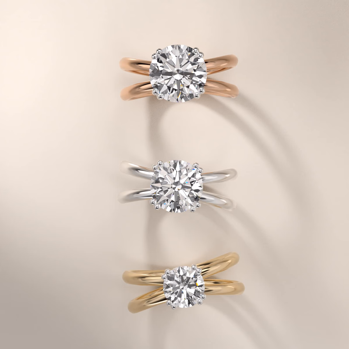 Blue Nile Classic Solitaire Engagement Ring in White Gold