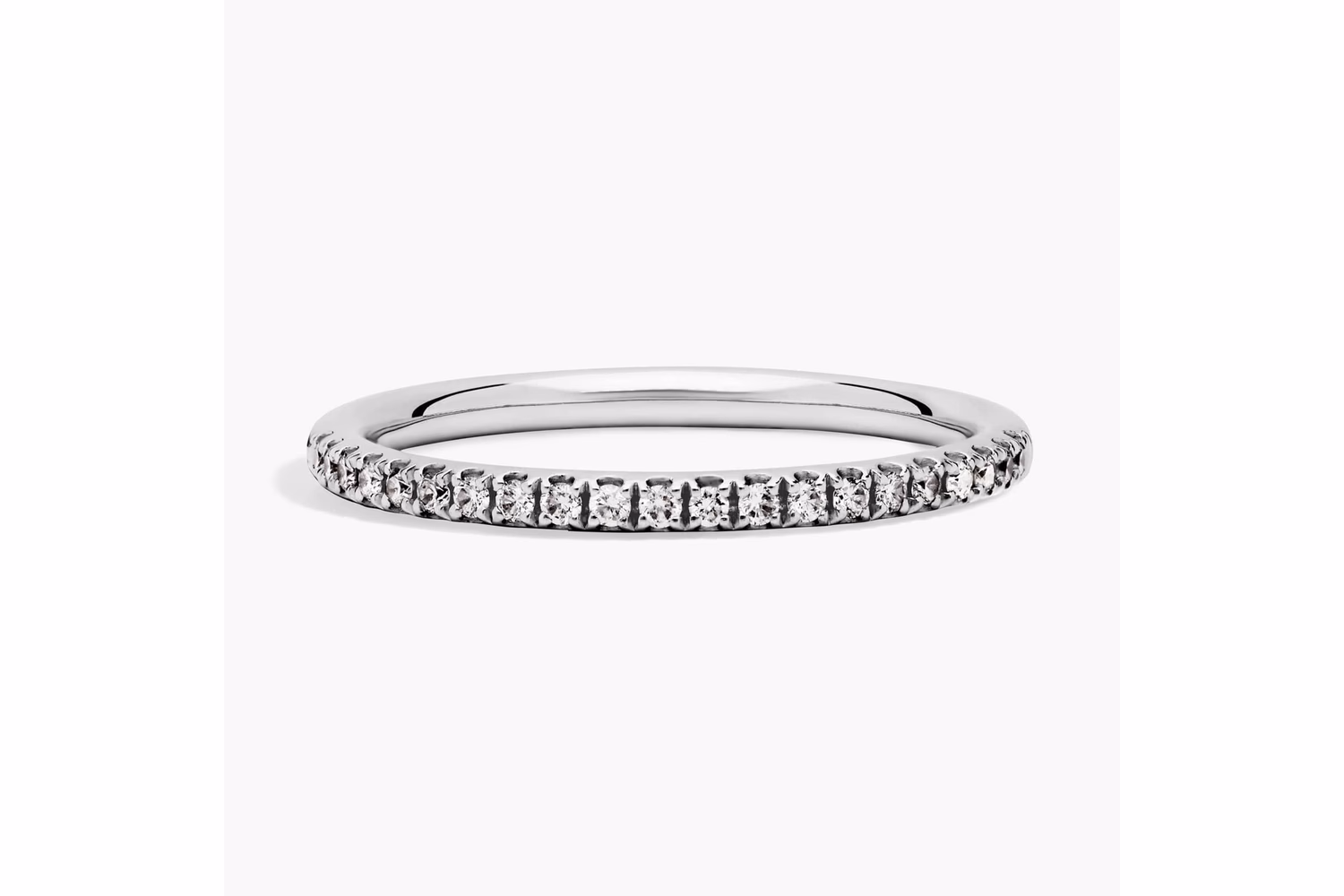 Riviera Pavé Diamond Ring in Platinum 1/4 ct — $1,420 on Blue Nile
