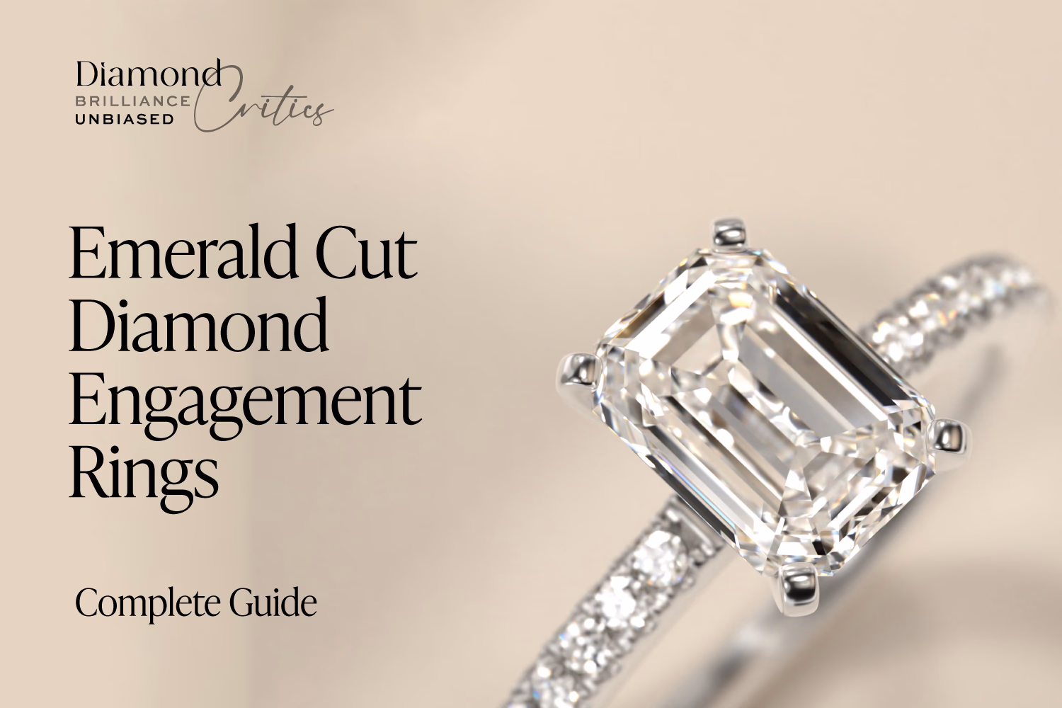 Emerald Cut Diamond Engagement Rings: Skip the Halo 2026