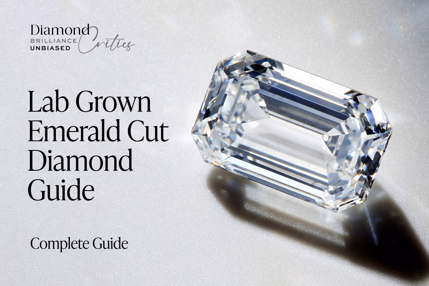 Lab Grown Emerald Cut Diamond: D-IF at $9K vs $63K Natural 2026