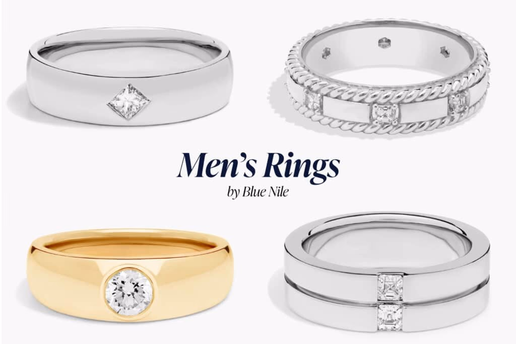 mens wedding rings by blue nile