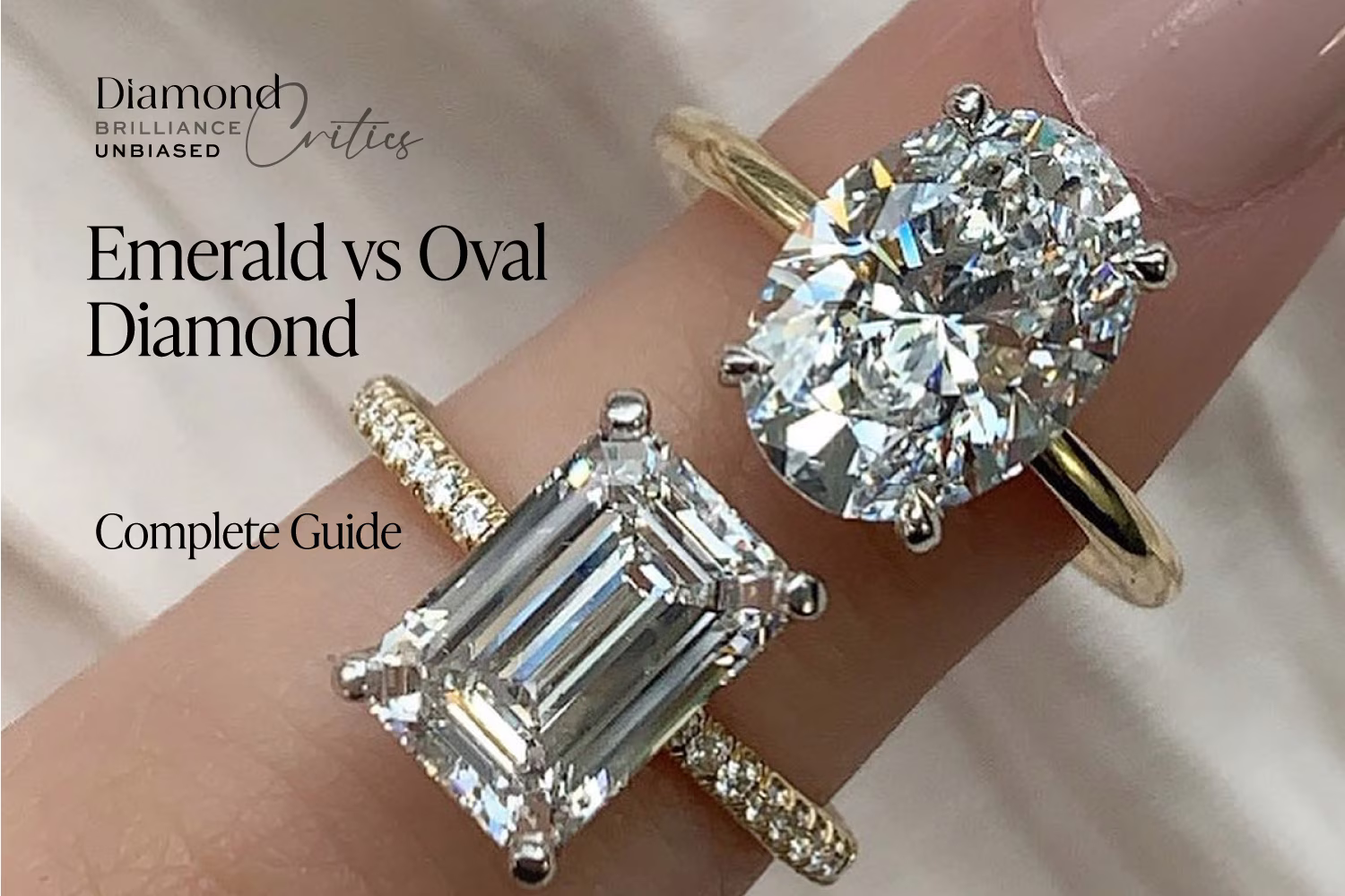 Oval vs Emerald Cut Diamond: The Bow Tie Trade 2026