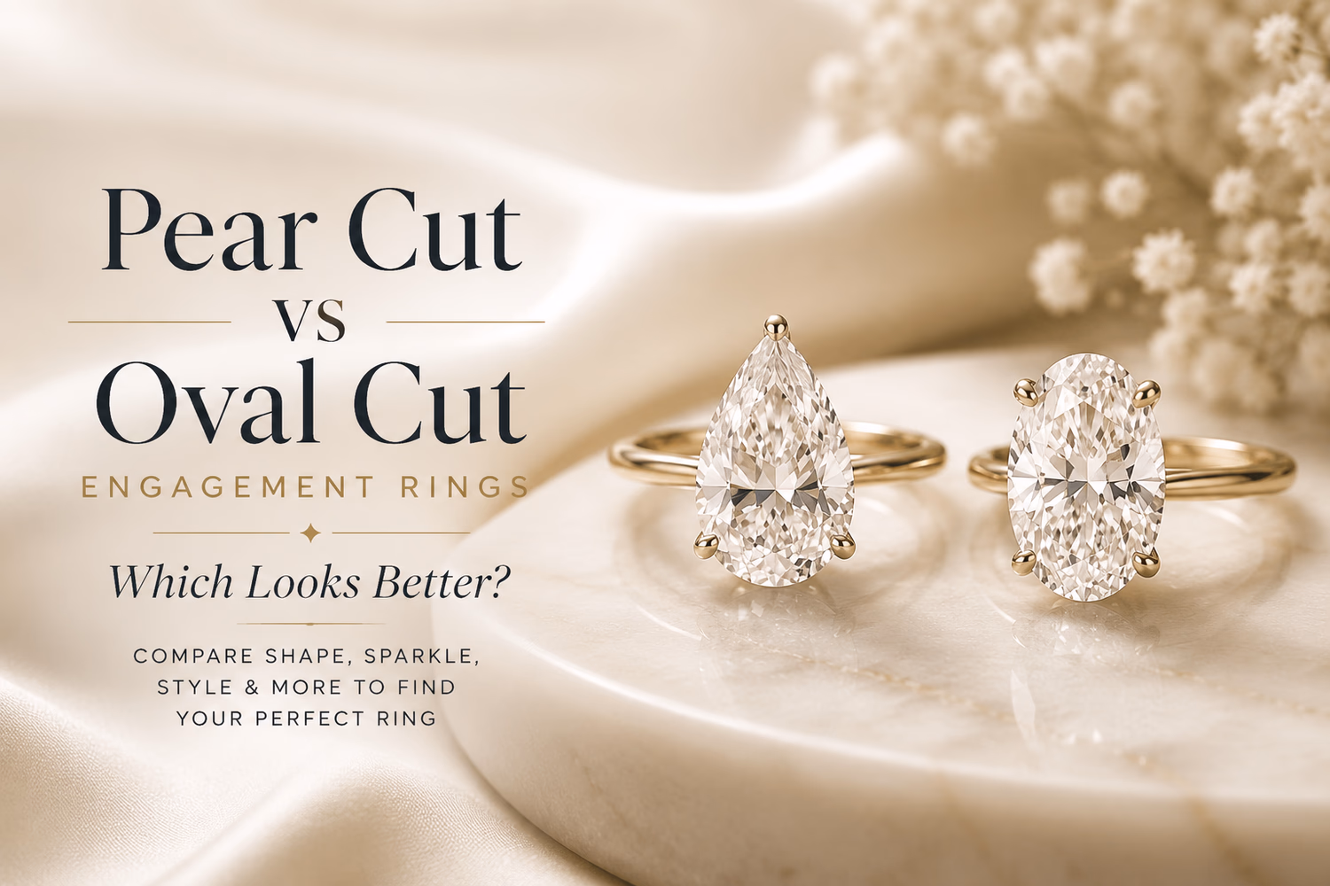 Oval vs Pear Diamond: Complete Buying Guide (2026 Prices)