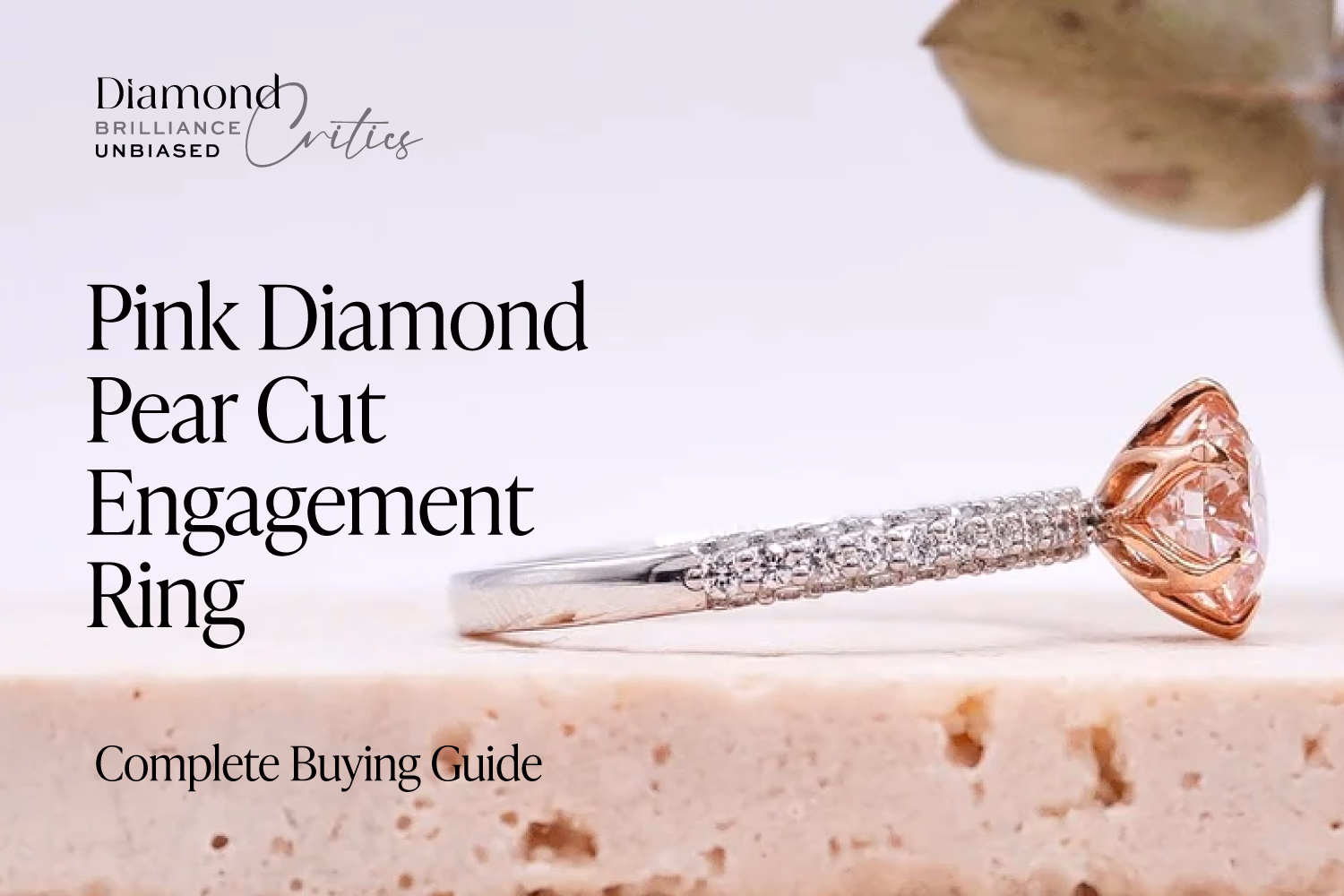 Pear Shaped Pink Diamond Ring: The Complete 2026 Guide (Lab & Natural, Settings & Prices)