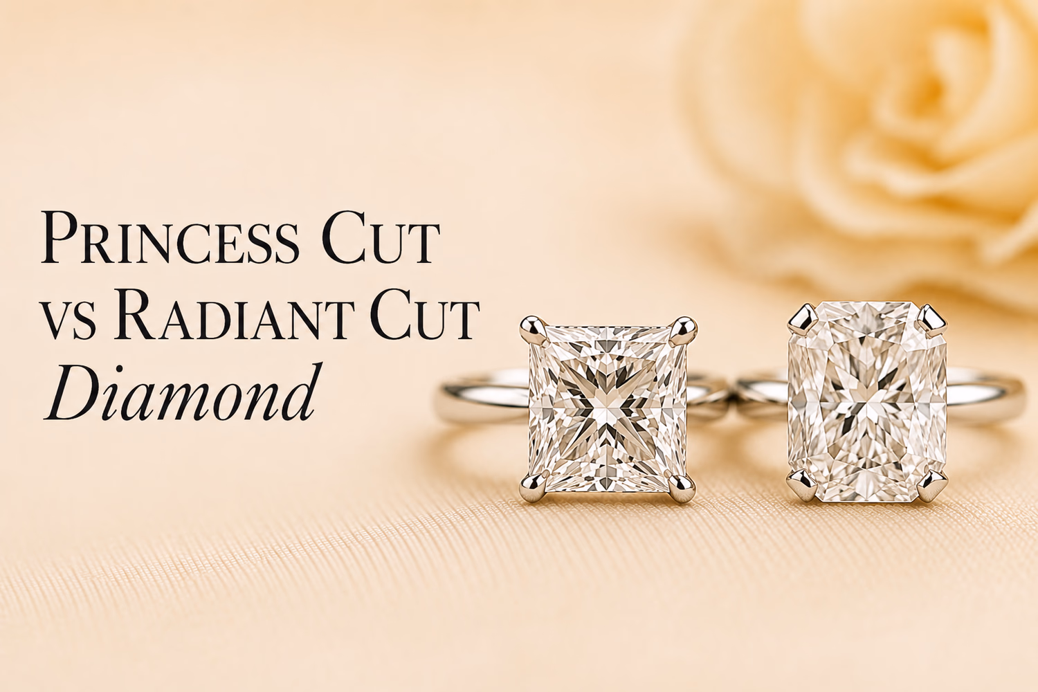 Princess Cut vs Radiant Cut Diamond: The Clarity Forgiveness Index and Why Radiant Allows SI1 When Princess Cannot (2026)
