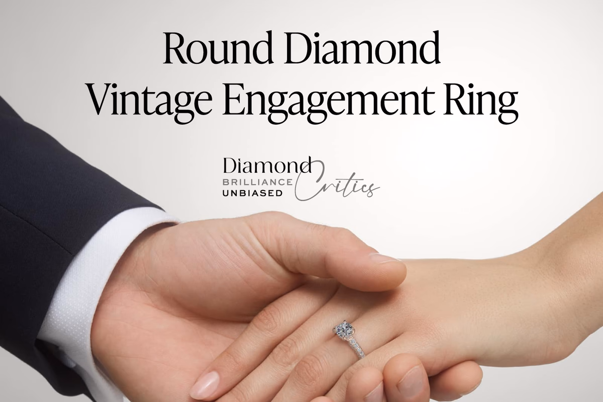 Round Diamond Vintage Engagement Ring: The Vintage Setting Premium 2026