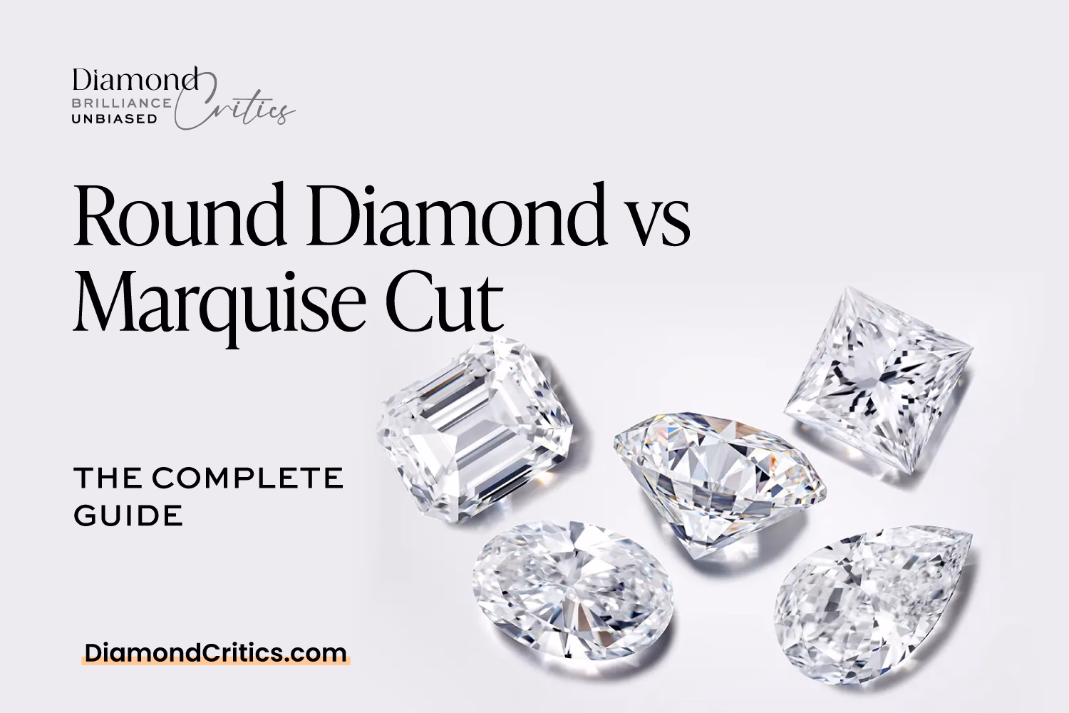 Round Diamond vs Marquise Cut in 2026: Size, Price, and Trade-Offs