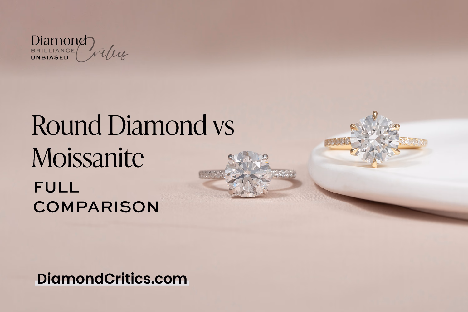 Round Diamond vs Moissanite: Full 2026 Comparison