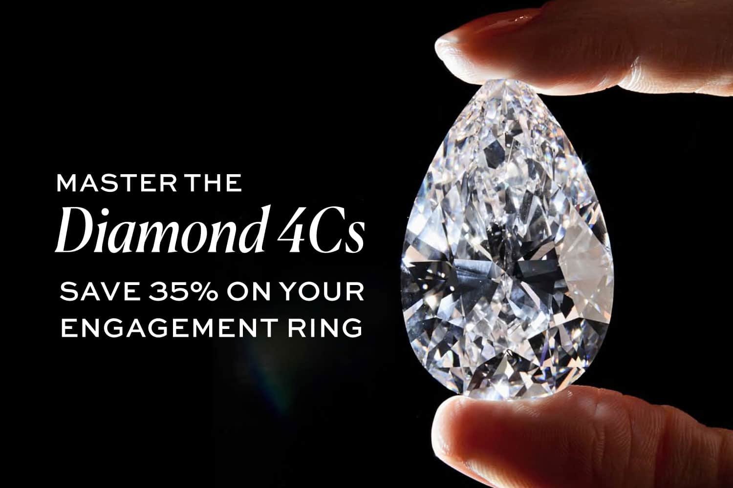 Master the Diamond 4Cs: Save 35% on Your Engagement Ring