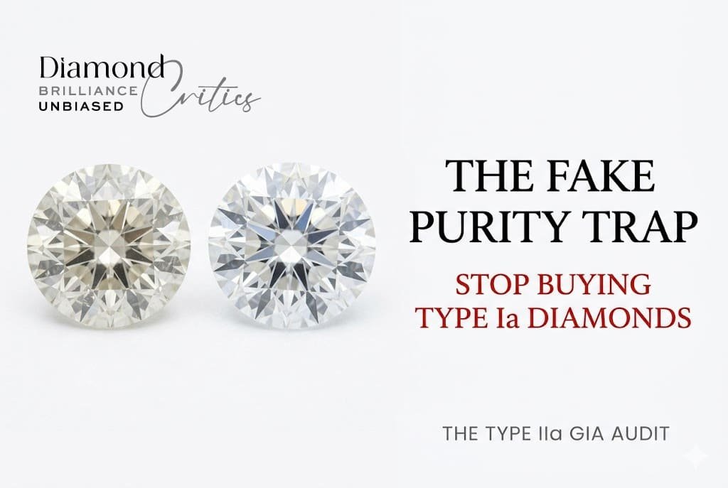 D Color Diamond: Avoid the 30% Fake Purity Trap With the Type IIa Audit