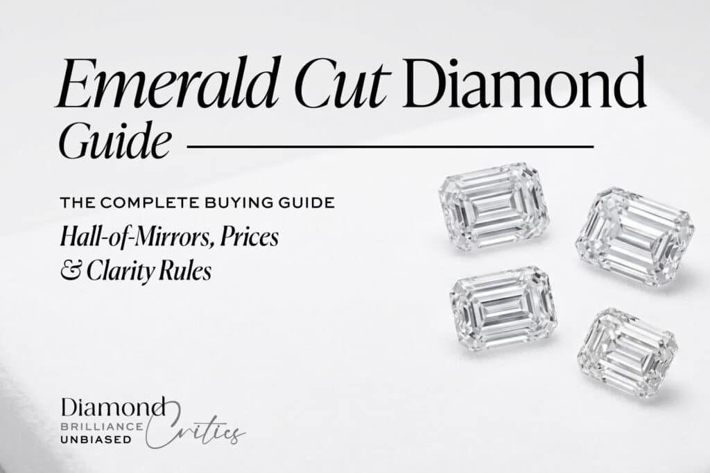 Emerald Cut Diamond: The Complete 2026 Buying Guide (Hall-of-Mirrors, Prices & Clarity Rules)