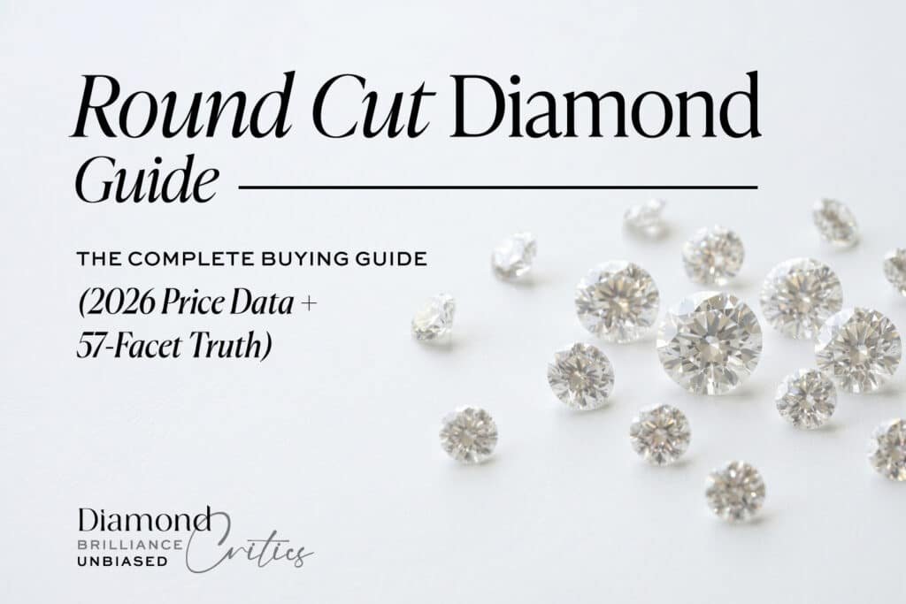 Round Cut Diamond: The Complete Buying Guide (2026 Price Data + 57-Facet Truth)